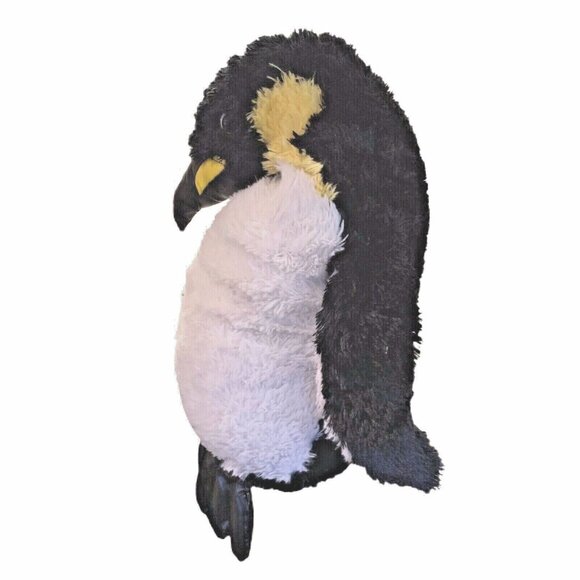 Animal Planet TALL Emperor Penguin Plush HTF READ Black Yellow White Stands 18" - Picture 3 of 11